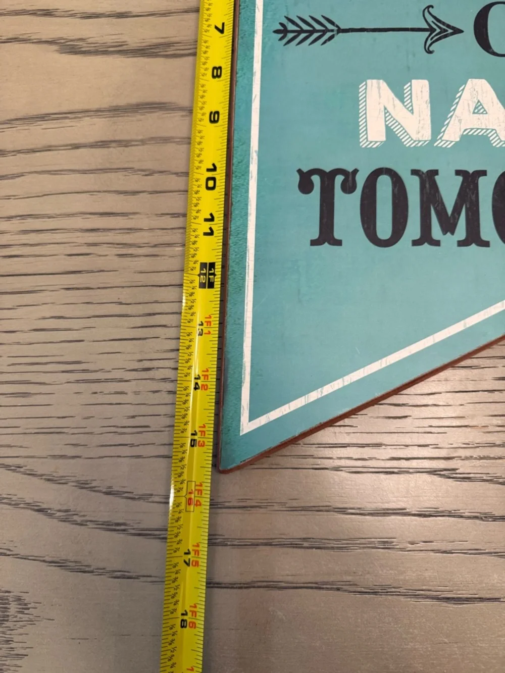Laundry Today or Naked‎ Tomorrow Teal Wall Sign
